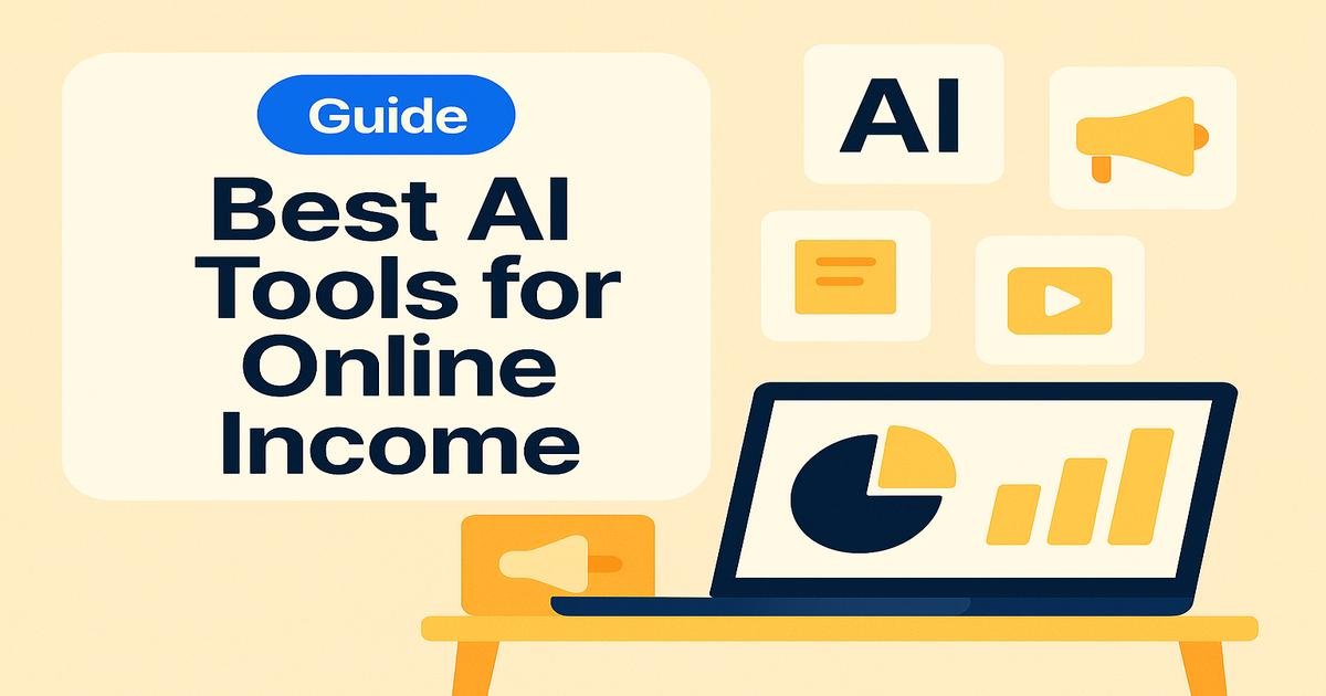 Top AI tools that automate content, design, and business tasks to earn online