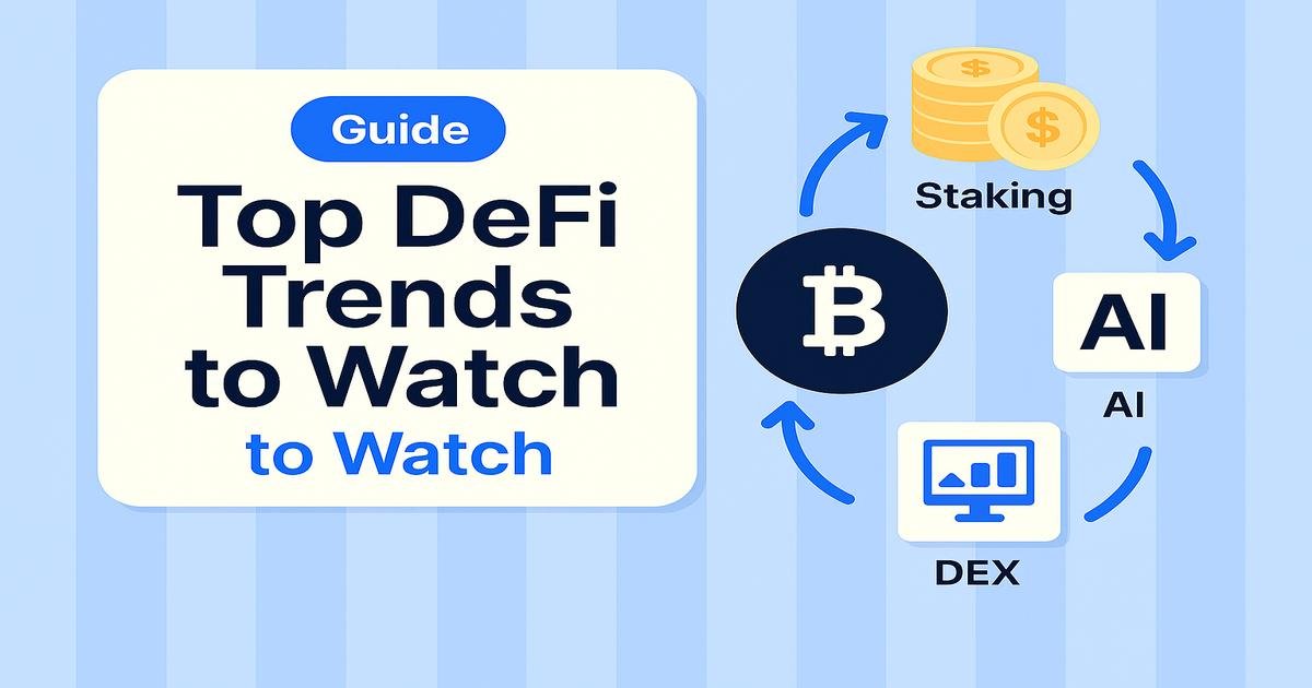 Latest DeFi trends: RWA, modular chains, yield automation